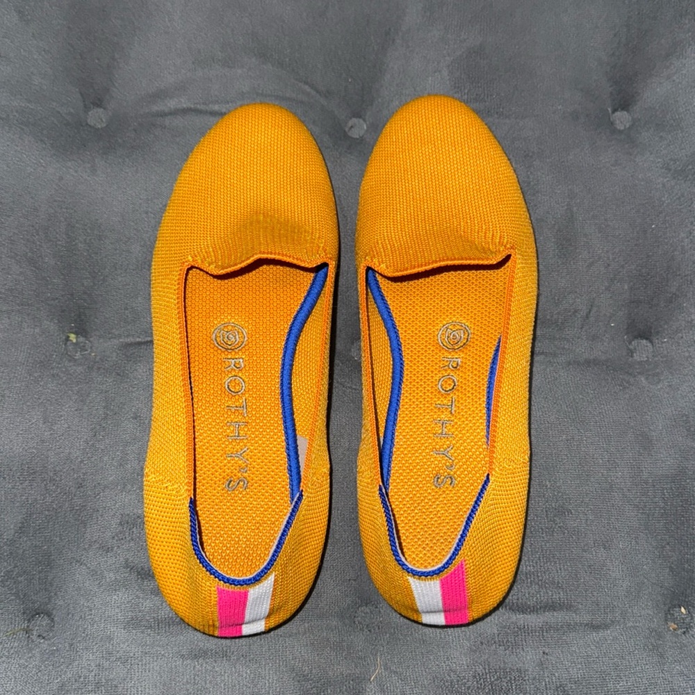 Yellow Rothy’s Loafers